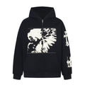 Kenvibe Vintage Anime Printed Loose Hooded Cardigan Jacket