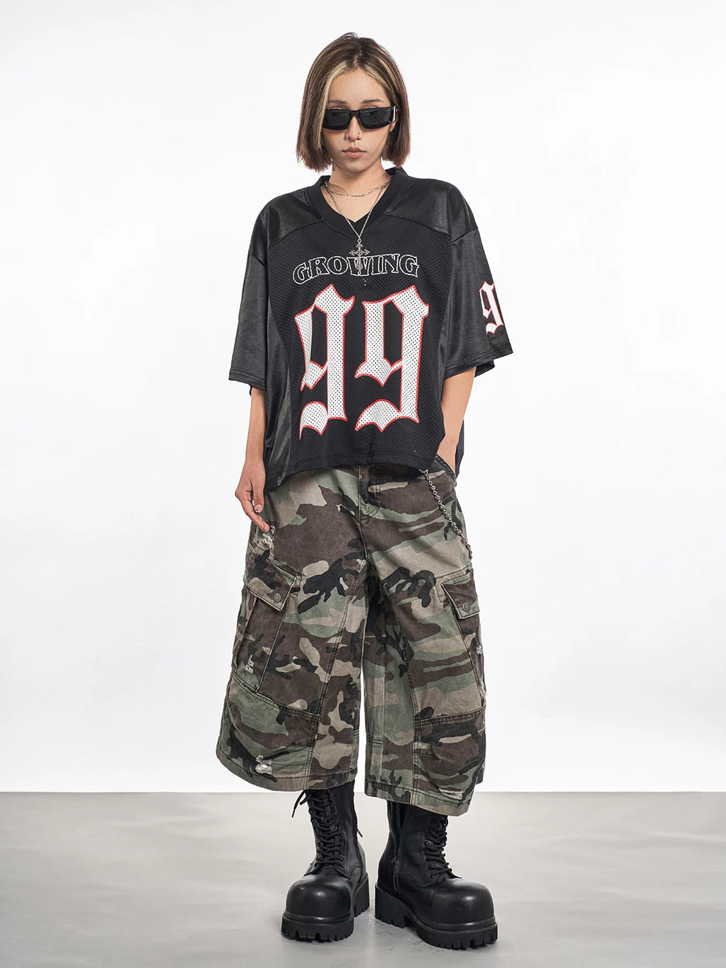 MT99 Three-dimensional Wear Multi-pocket Camouflage Shorts