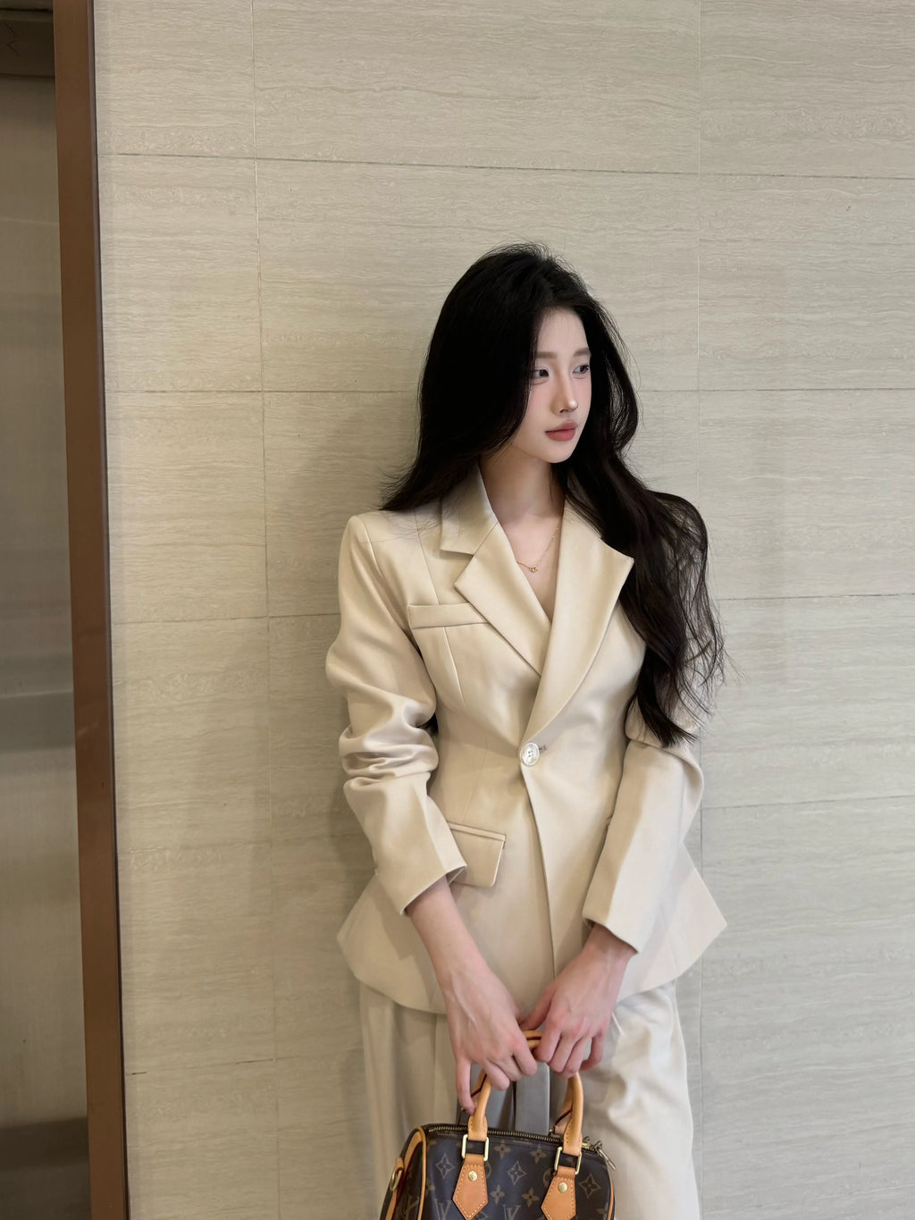 PANPANSTUDIO Korean Wide-leg Pants Suit