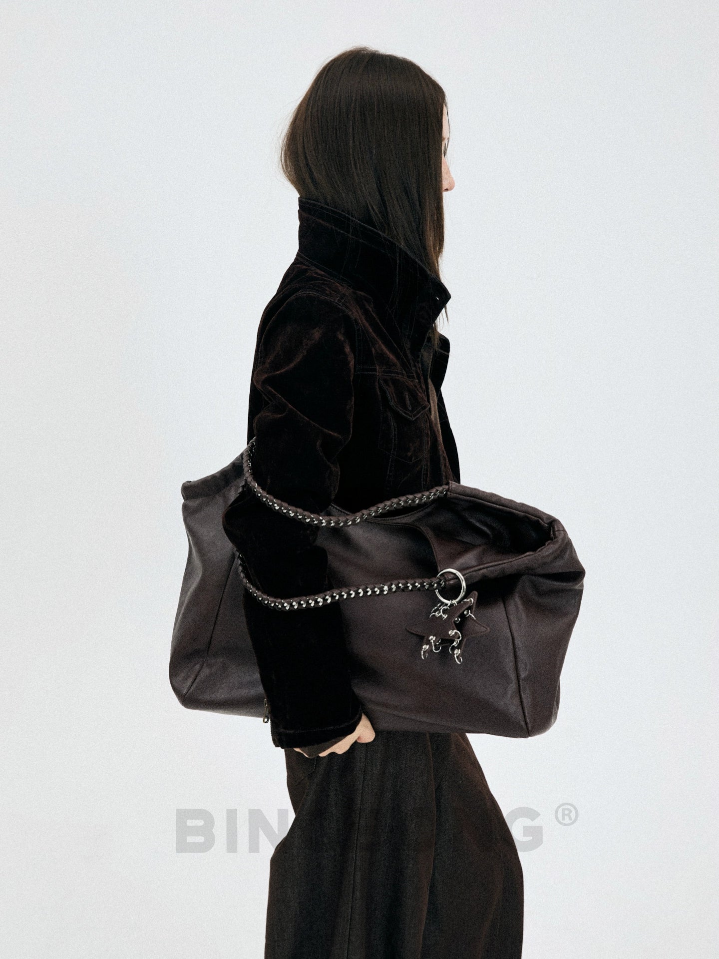 BINGBONG  Star Pendant Large-capacity Commuter Bag