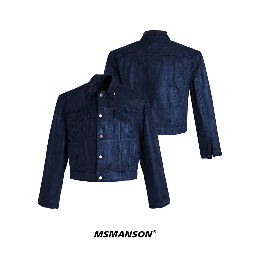 NUndeFineD Vintage Fashion Cropped Denim Suit