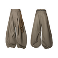 RELABEL Jacquard Striped Pleated Trousers