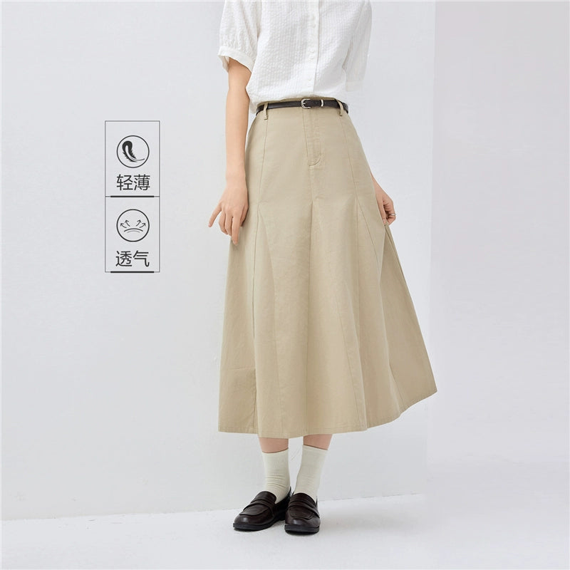 Giordano's A-line Skirt Is A Bone-breaking Thin Skirt