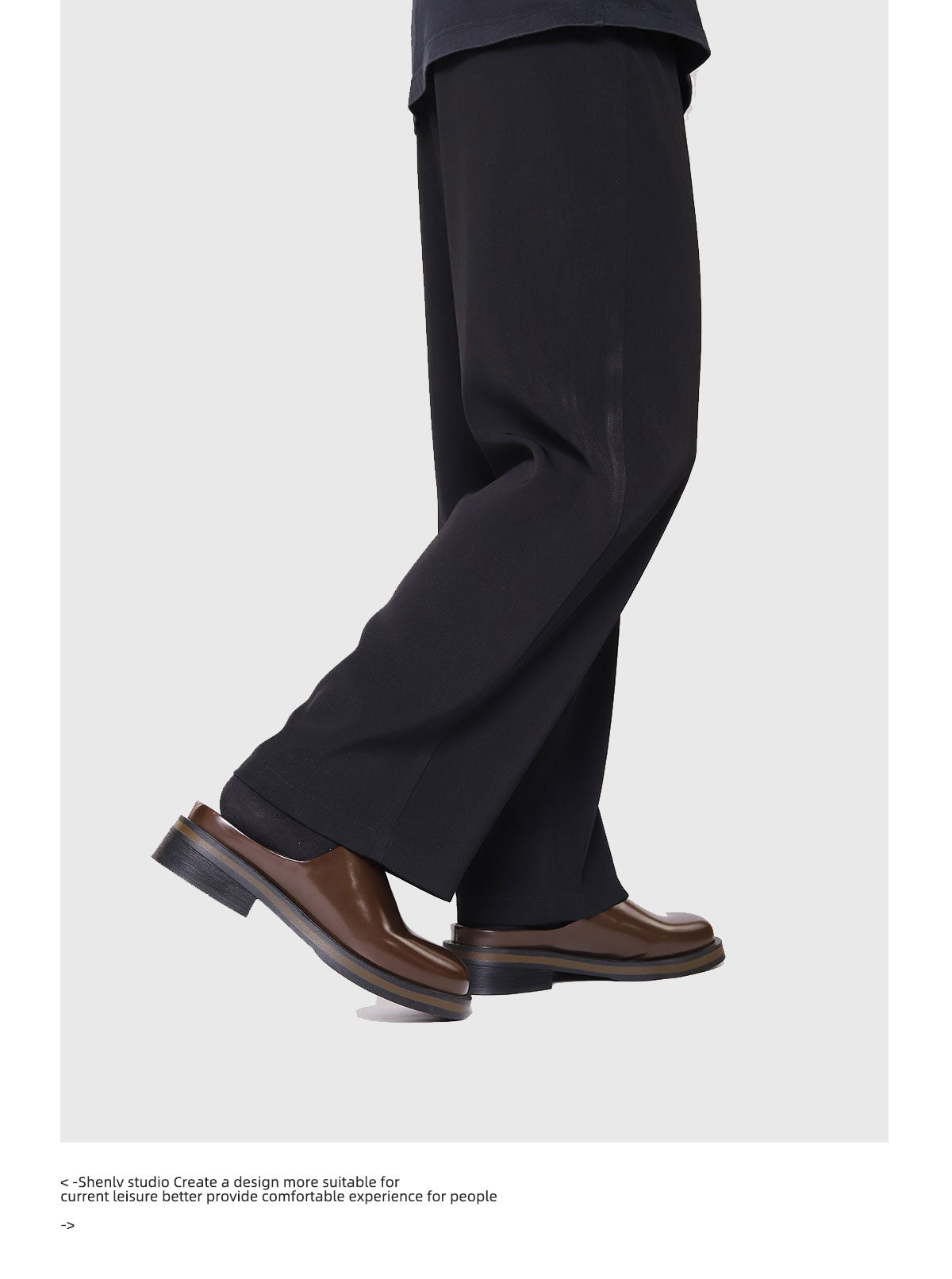 SHENLV STUDIO Leather Clogs