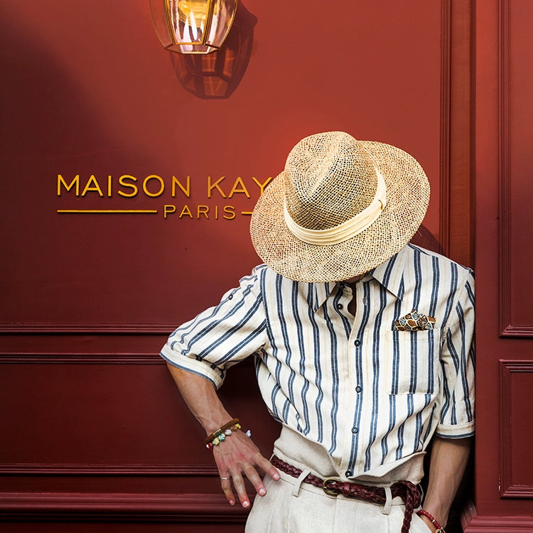 SOARIN Vintage Striped Short Sleeve Shirt