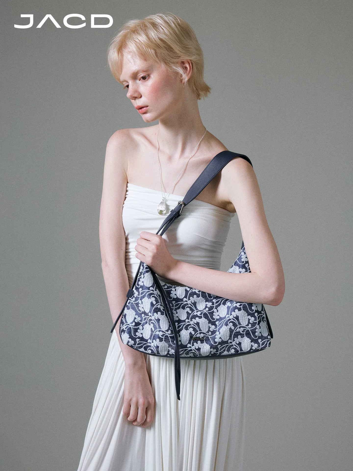 JACD Slack Retro Jacquard Shoulder Messenger Bag