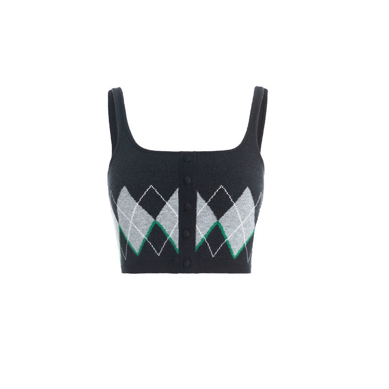 ABMY Vintage Knitted Inner Sling Vest