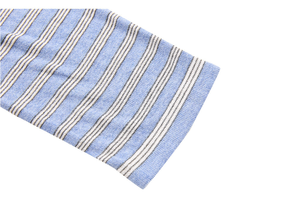 EME Striped Retro Versatile Casual Knitted Sweater