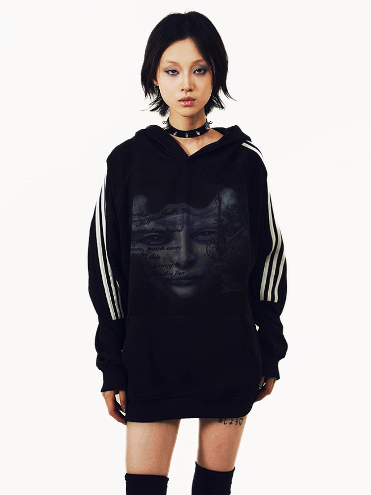 WEBBAR Emo Dark Wind Hooded Sweater