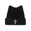 STK Imitation Mink Cat Ears Casual Knitted Hat