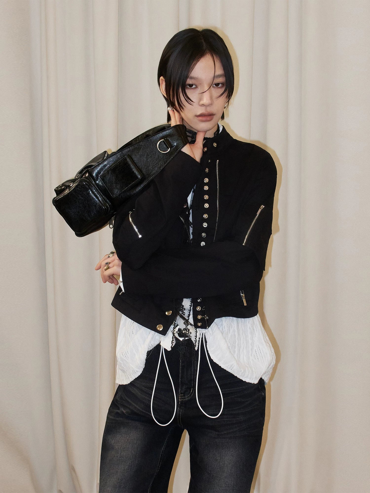 Sameuoo Premium Metal Zip Jacket