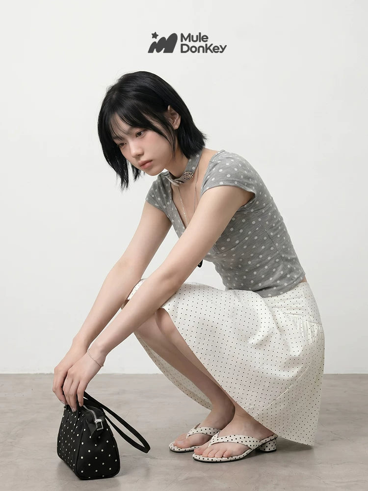 Donkey Polka Dot Non-slip Thick Bottom Sandals