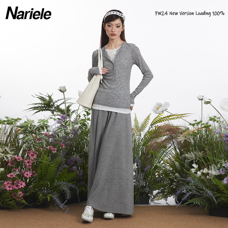 Nariele College Colour Contrast Chic T-Shirt