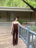 KELIFAN Retro Straight-leg Casual Pants