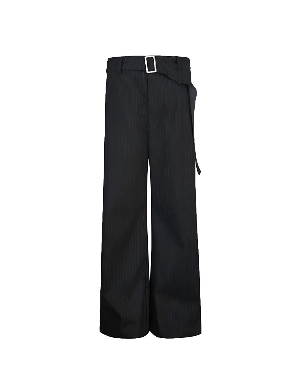 EME Striped Niche Loose Straight Thin Trousers