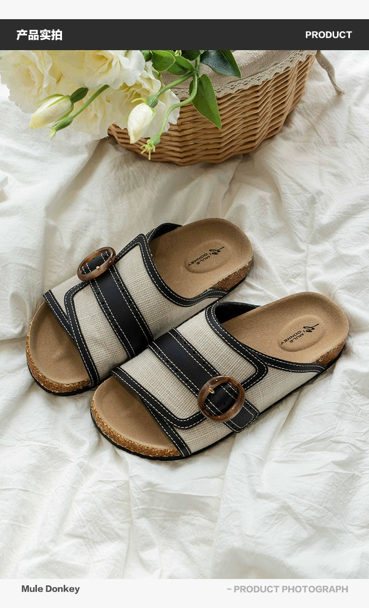 Donkey Flat Lazy Birkenstock Half Slippers