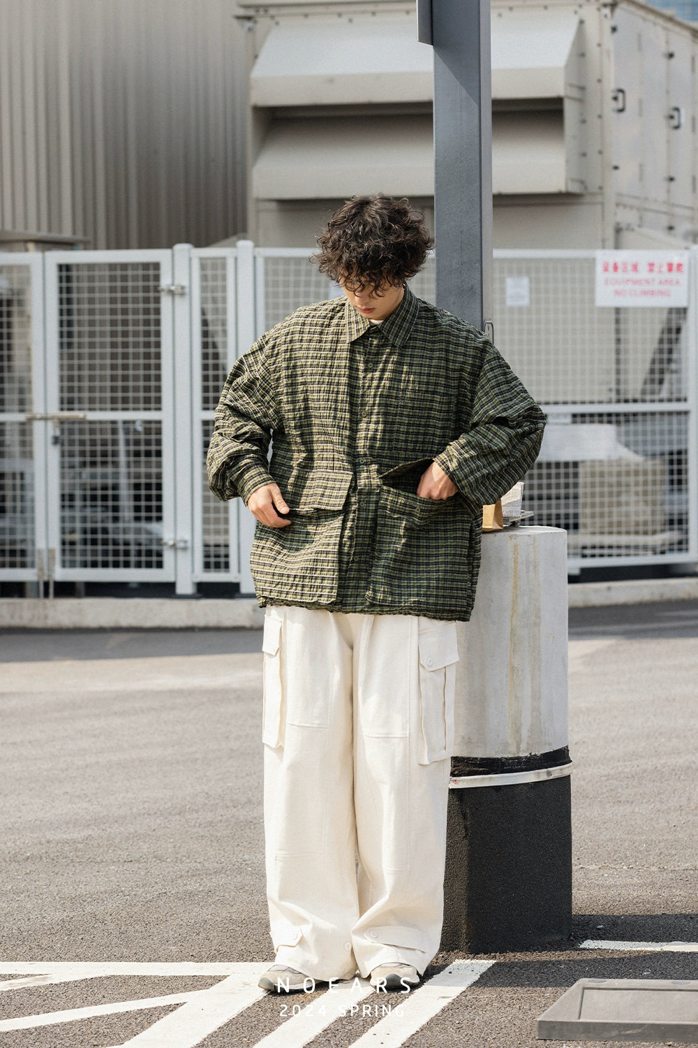 NOEARS Japanese Plaid Versatile Casual Shirt