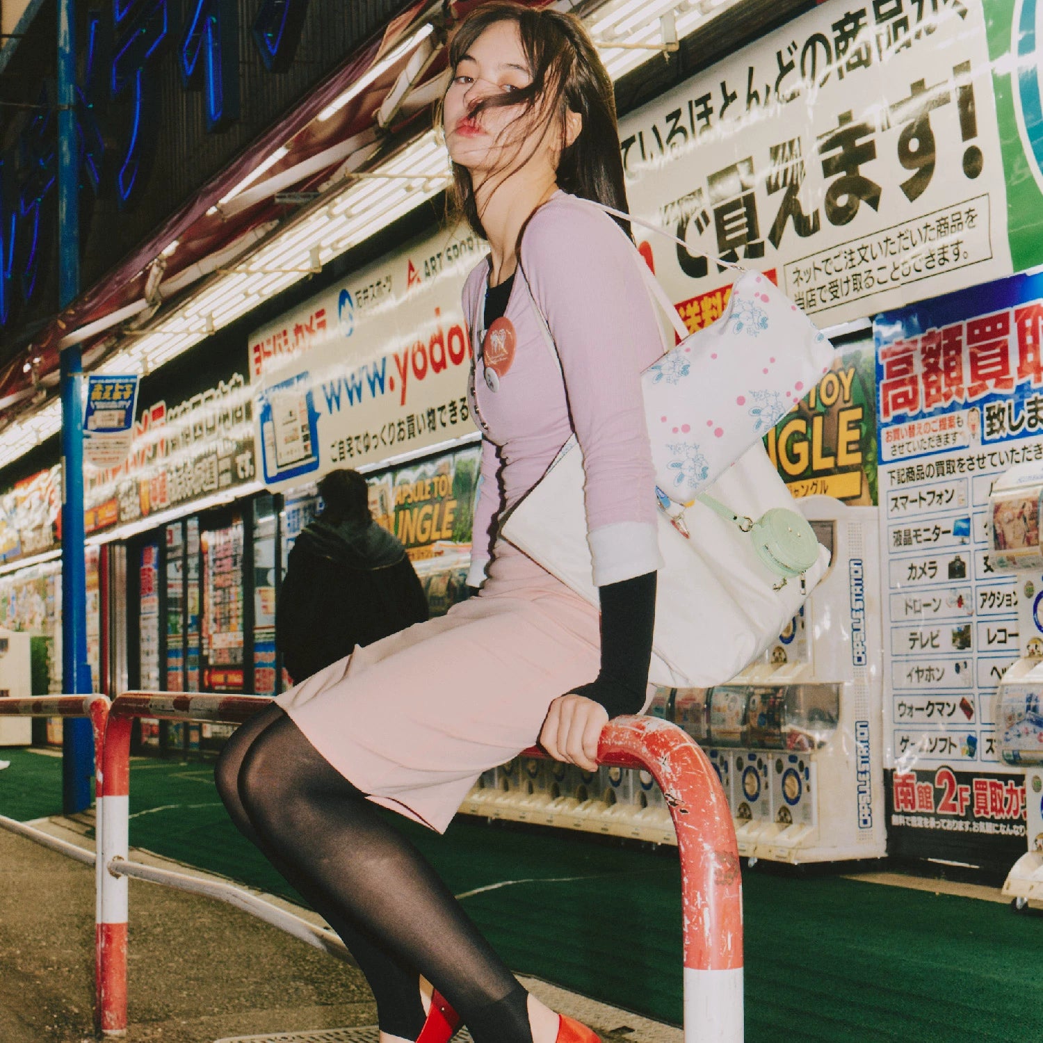 ECODAY Large Capacity Floral Shoulder Handbag