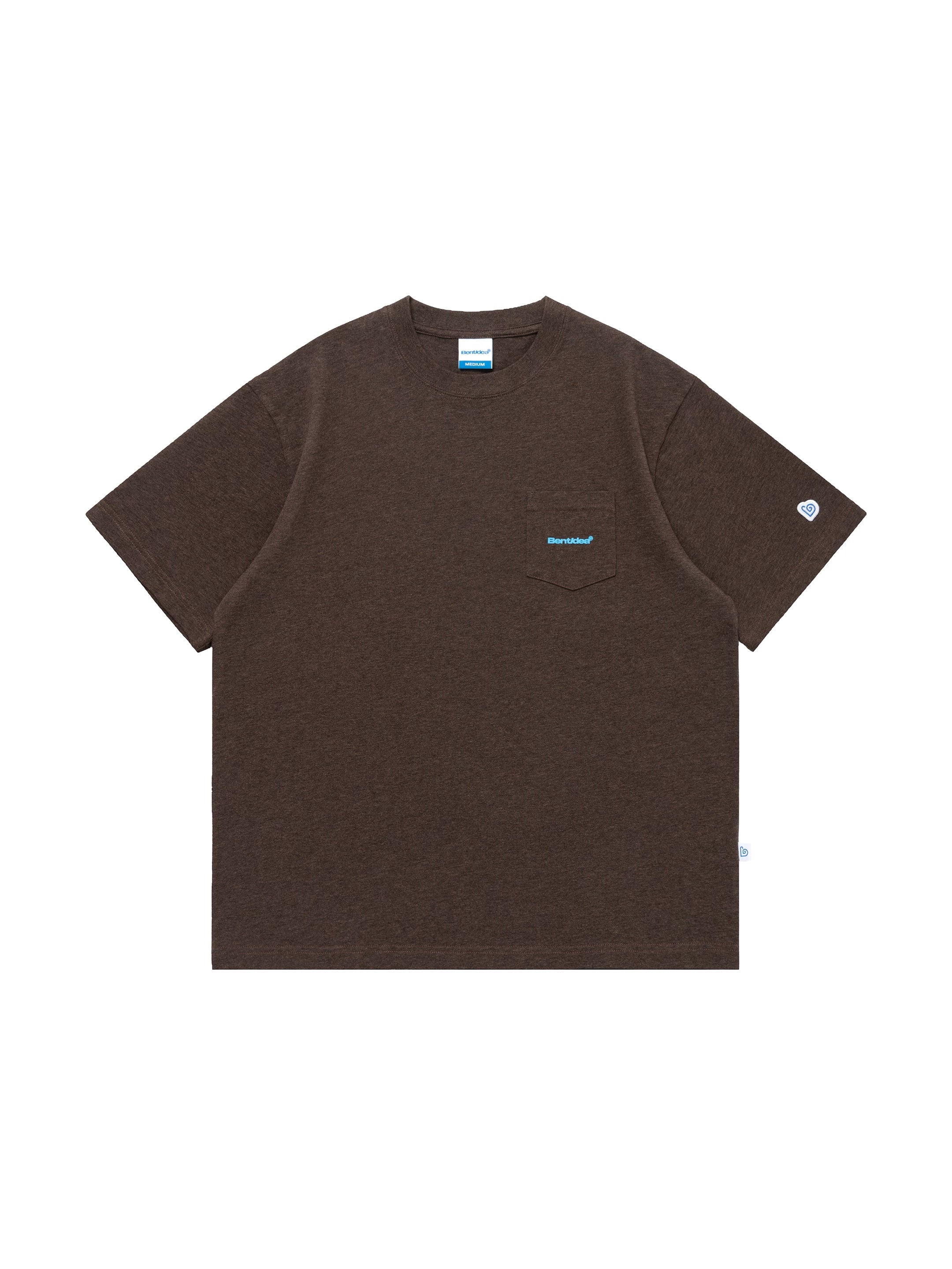 BENT IDEA Pocket Letter Print Loose Tee