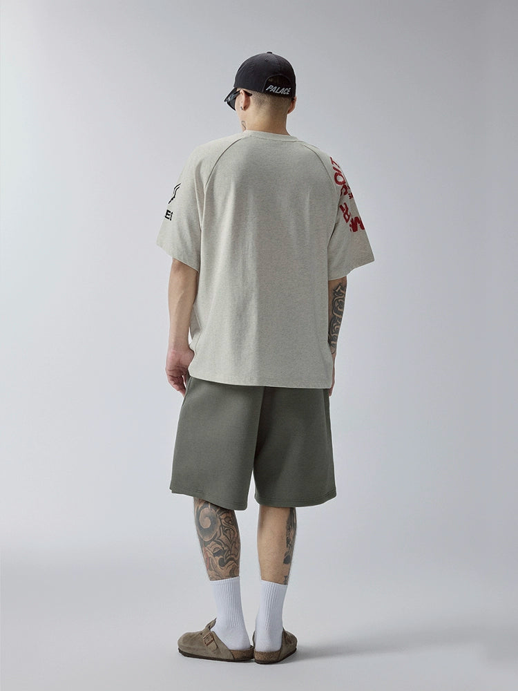 F2CE Vintage Rough Sleeve Trend Printed Tee