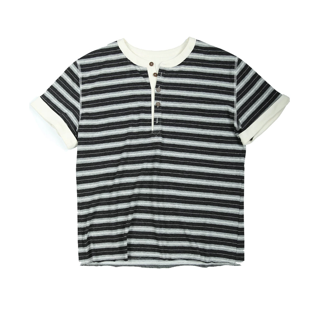 TREclub Vintage Contrast Striped Versatile Tee