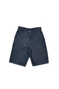 LIBERAFIT Primary Color Linen Cotton Silhouette, Seven-point Original Denim Shorts
