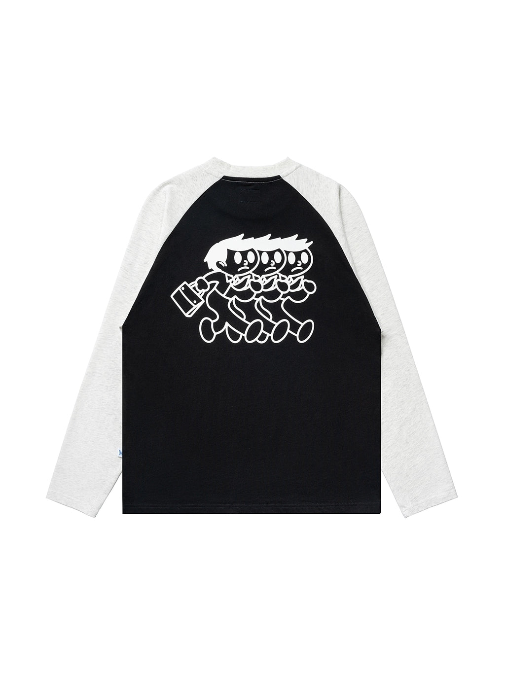 BENT IDEA Casual Color Matching Shoulder Long Sleeves