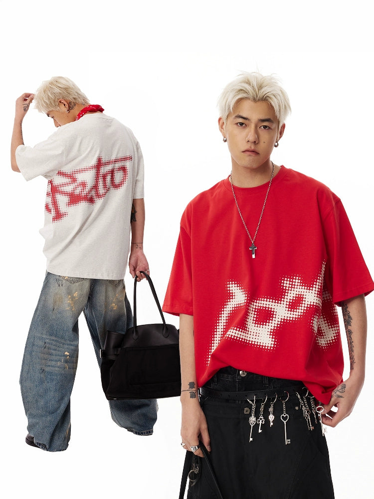 CoosRetro Retro Logo Print Cool Sports Tee