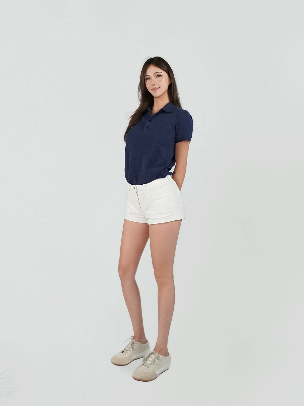 Jim Kennet Classic Button POLO Casual Top