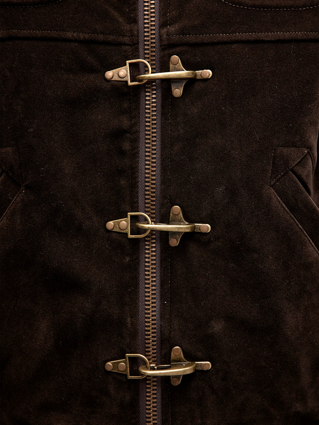 MADWITCH imitation suede short jacket women's edition