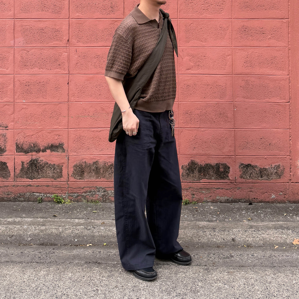 Anniehall Breathable Cool Lapel Woven Tee