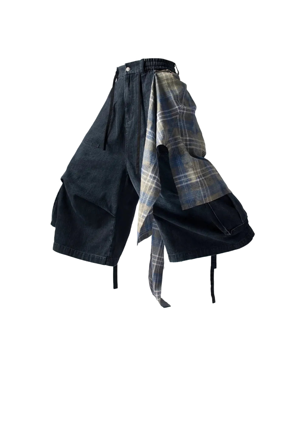 RELABEL Removable Fart Curtain Streamer Shorts