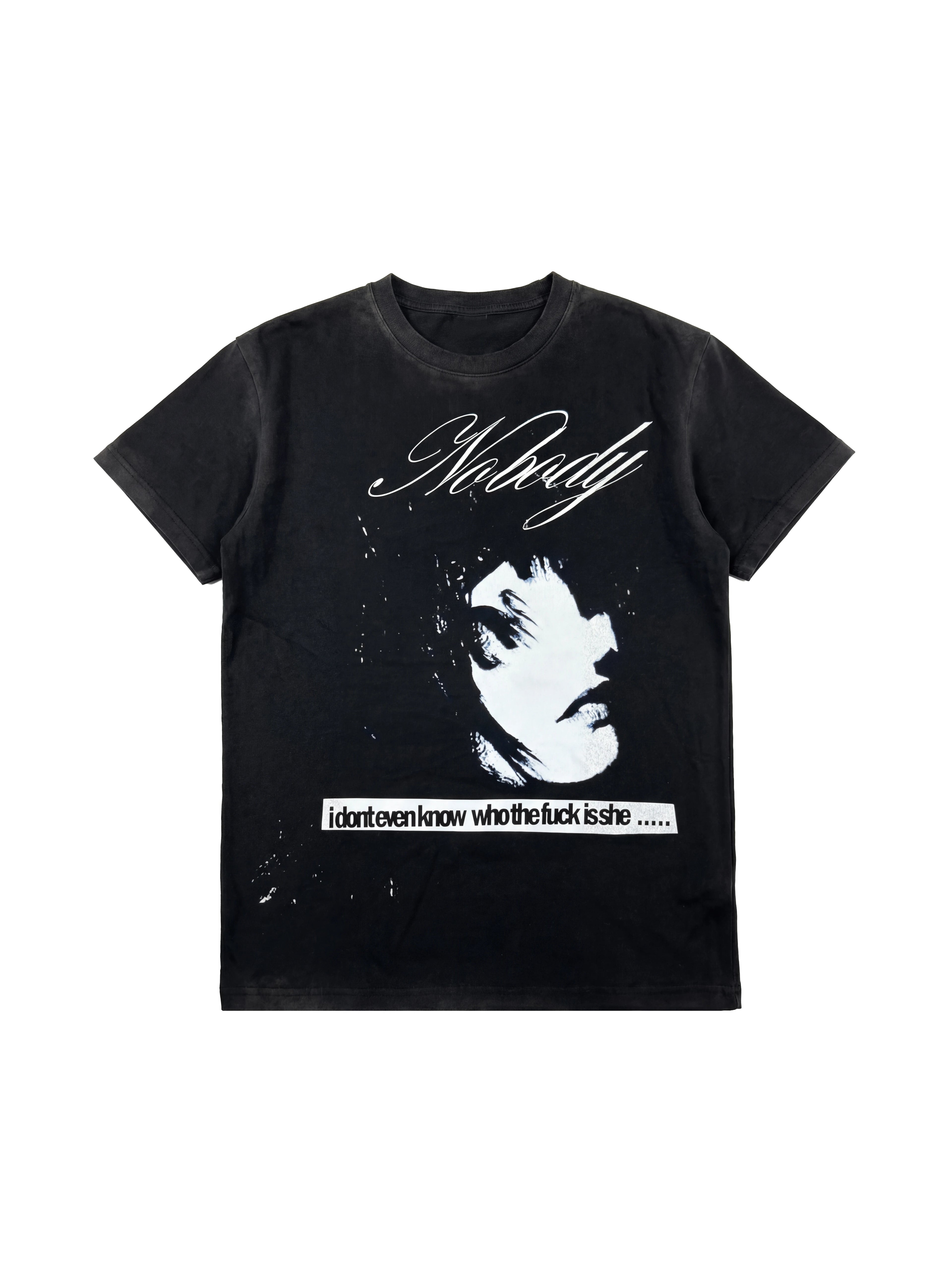 NumbAsia Portrait Slogan Loose Tee