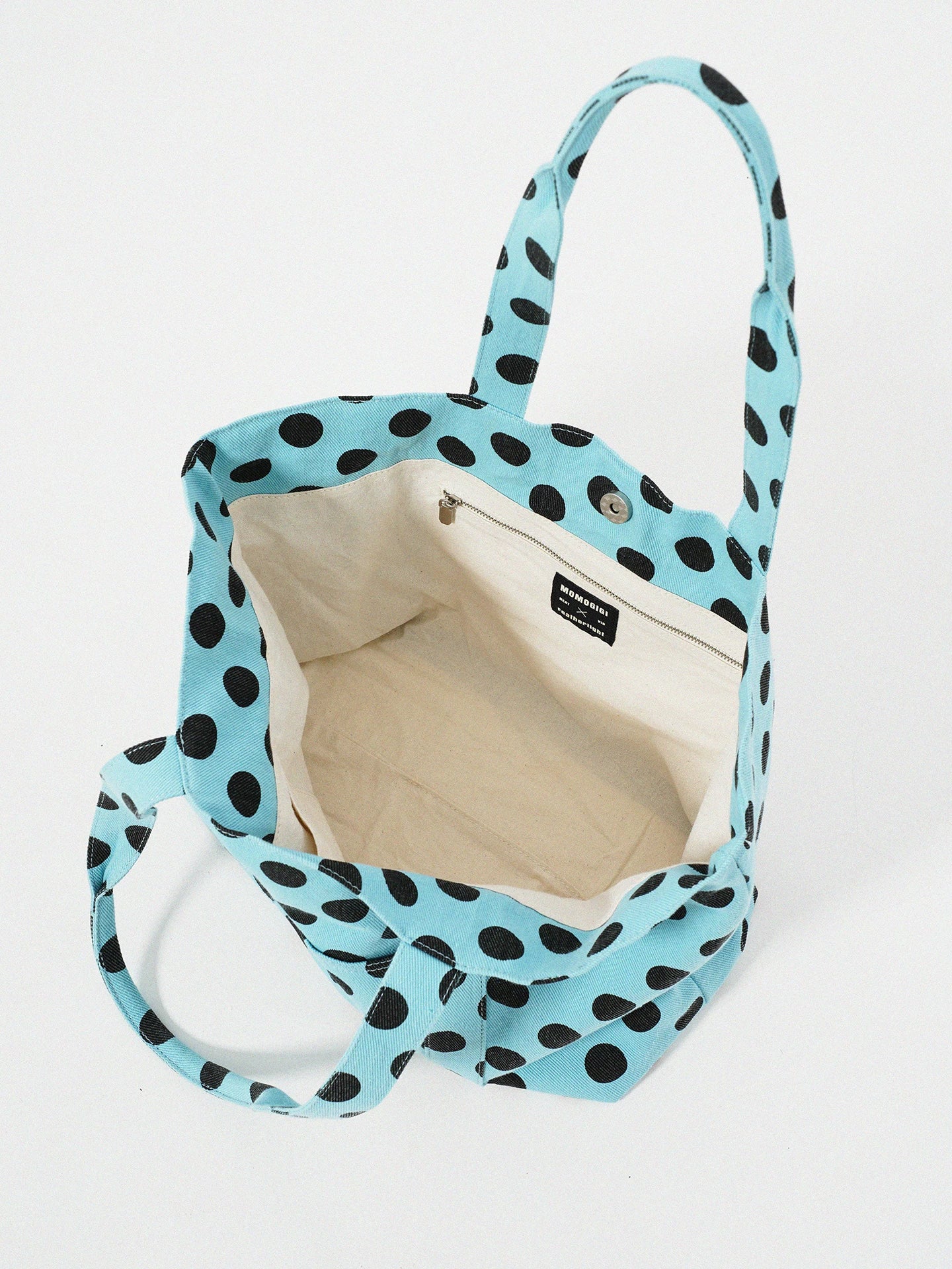 Momogigi Vintage Polka Dot Large Capacity Tote Bag