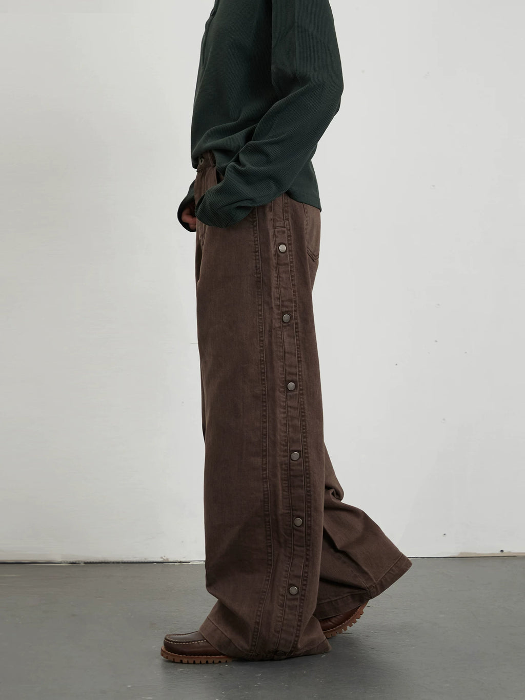 TRUQUEST Loose Straight Wide Leg Jeans
