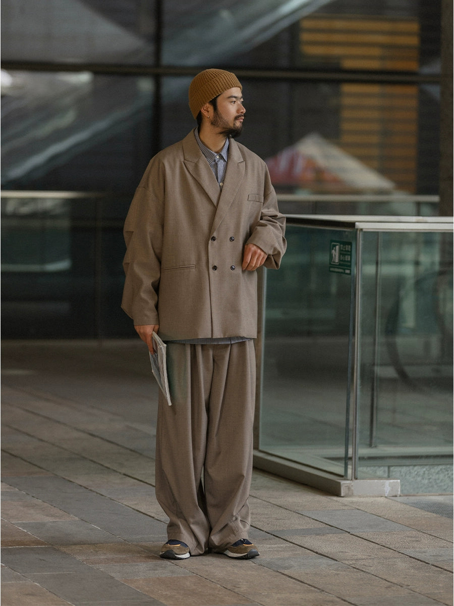 NOEARS Loose Double-breasted Loose Jacket