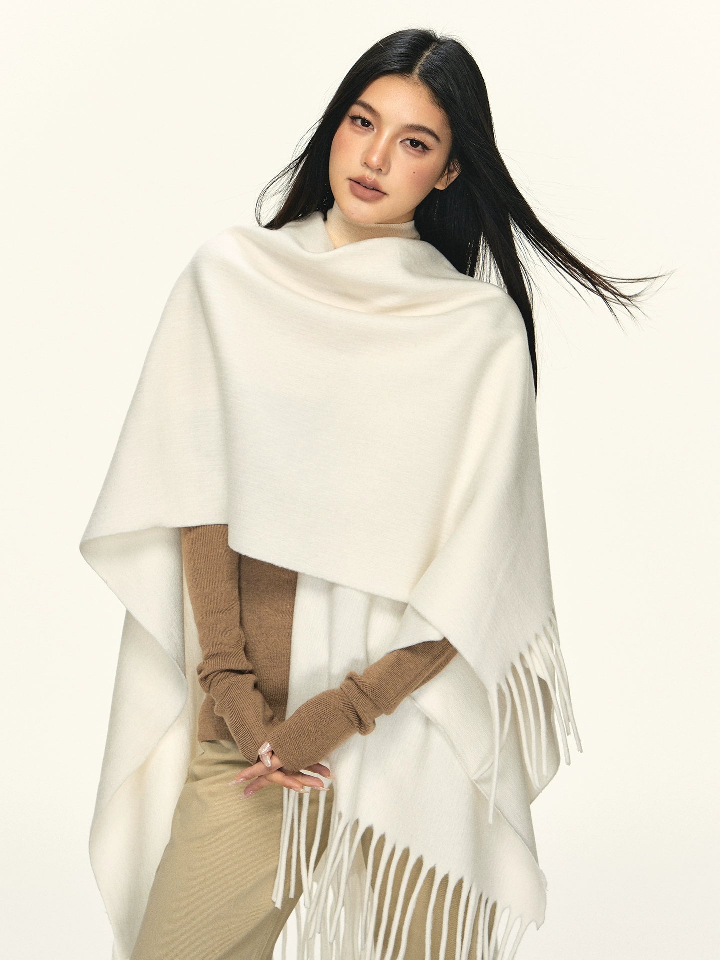 Anna Aneae Soft Waxy Comfortable Warm Shawl Scarf