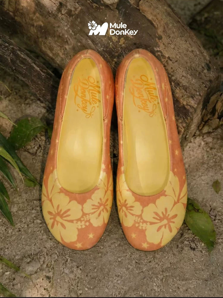 Donkey Shallow Mouth Round Head Shoes