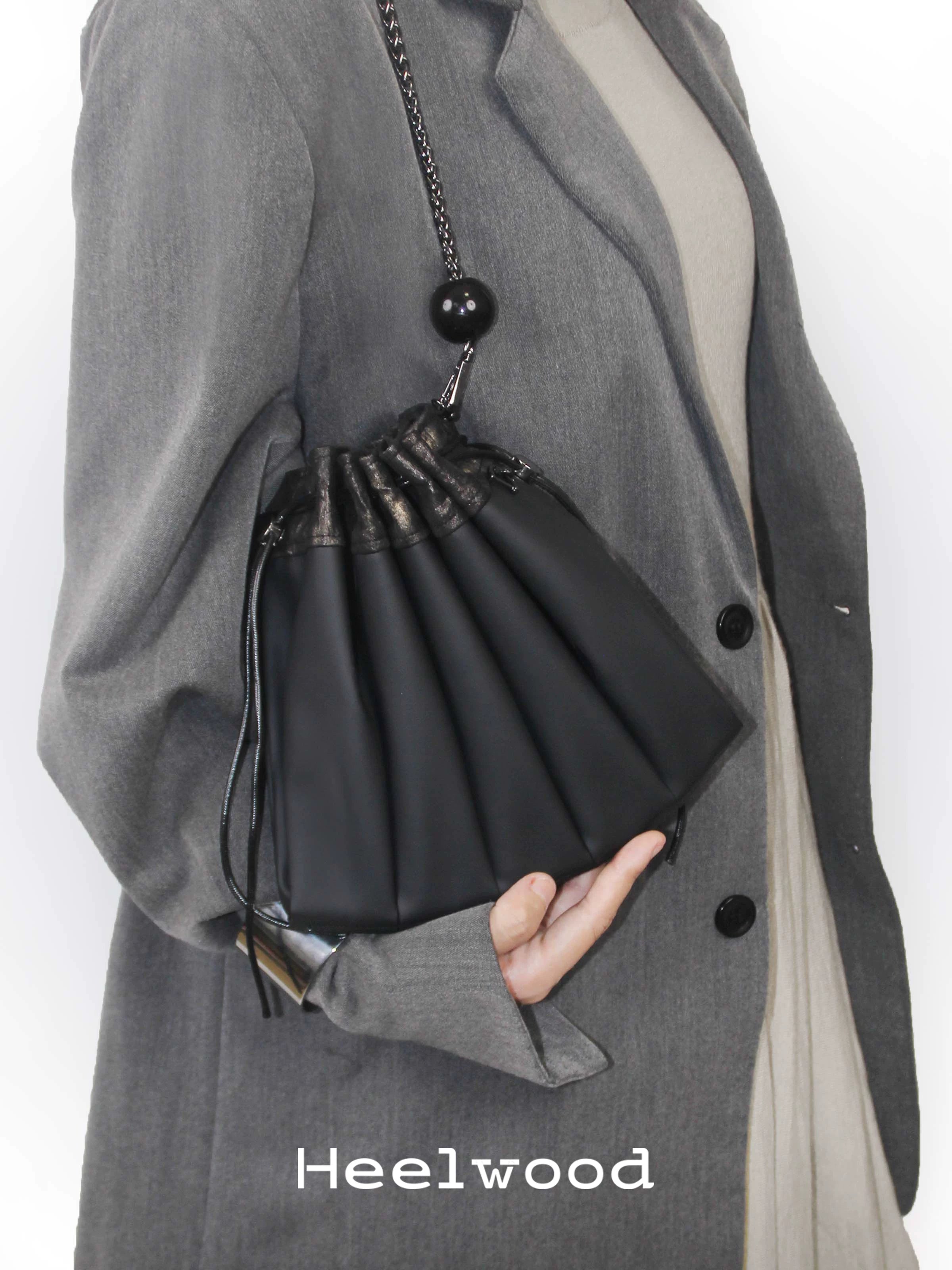Heelwood Vintage Fashion Splicing Underarm Bag
