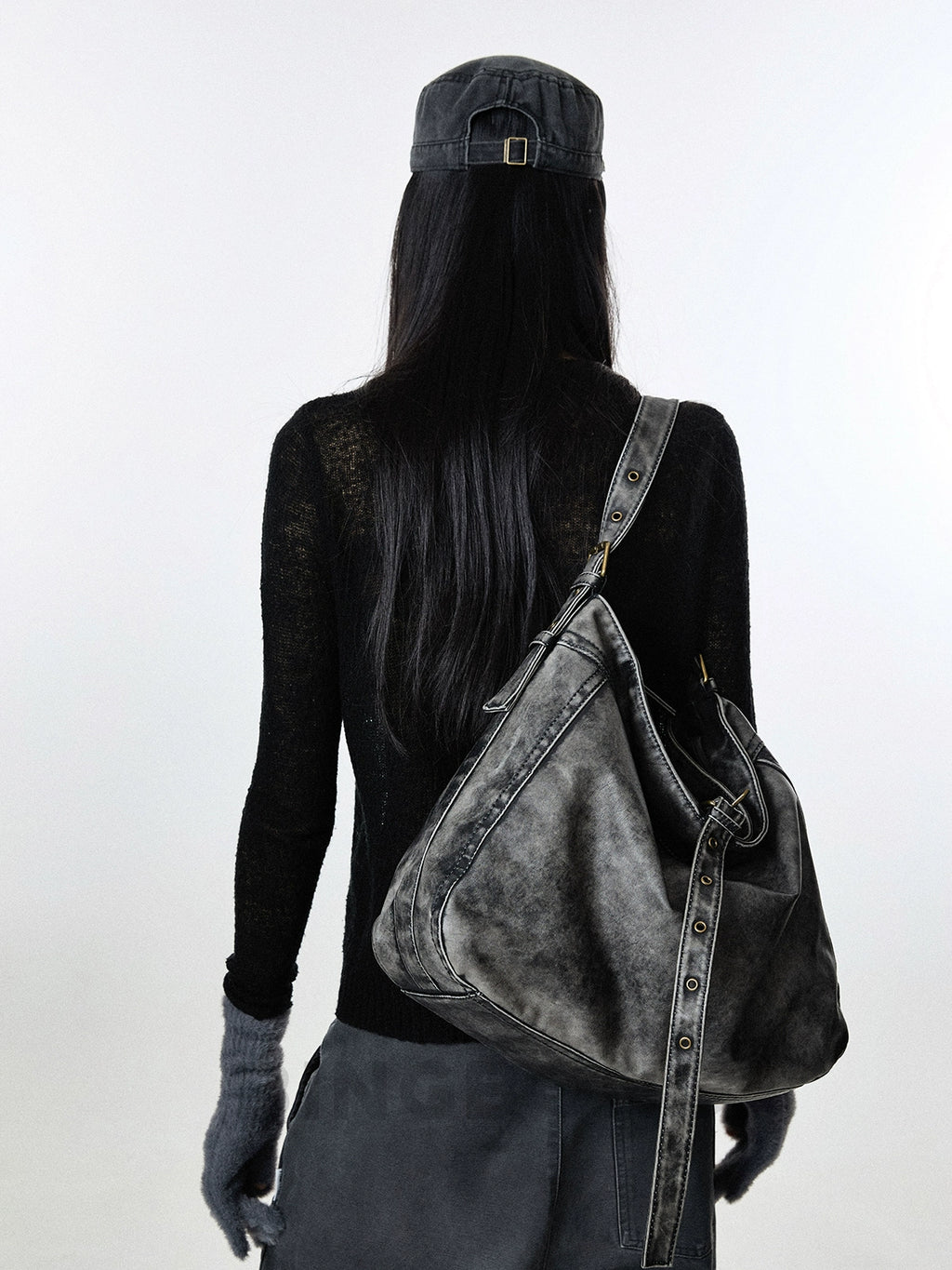 BINGBONG Retro Commuter Tote Bag Large Capacity Slack Bag