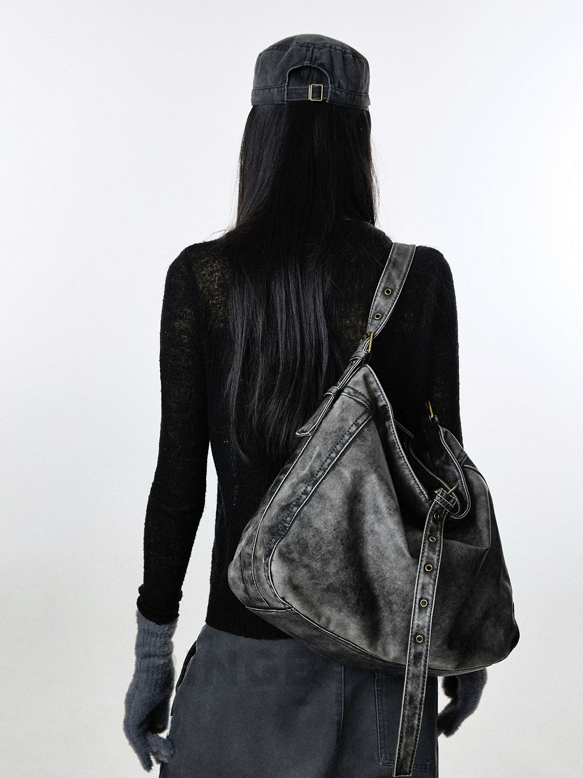 BINGBONG Retro Commuter Tote Bag Large Capacity Slack Bag