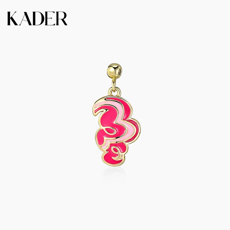 KADER Card Pony Poly Pendant Necklace