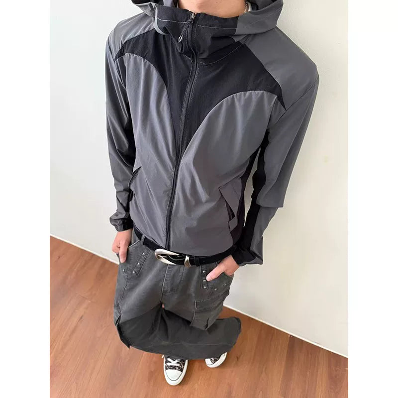 EME Stand-up Collar Casual and Thin Sunscreen Jacket