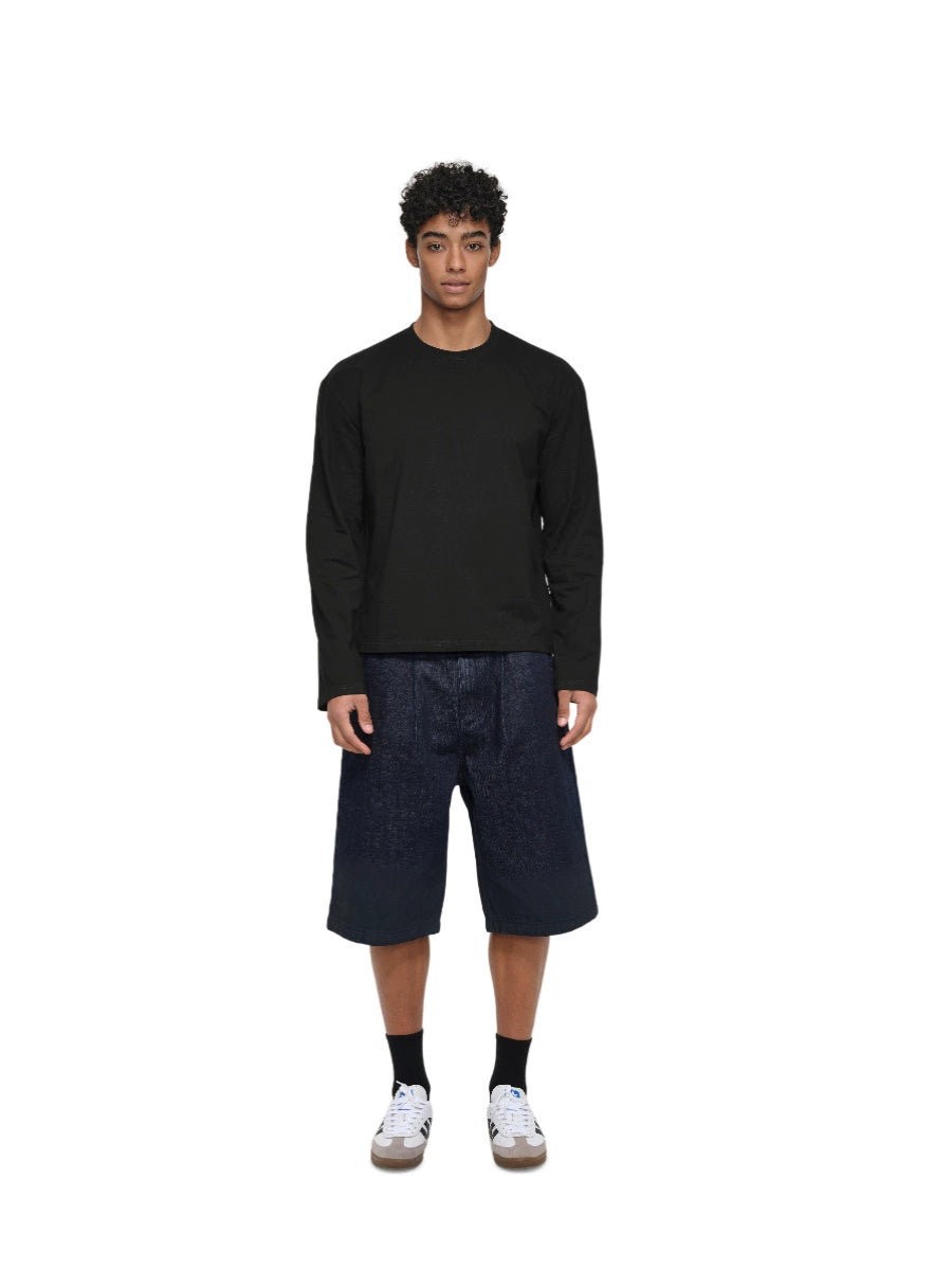 AaNn Simple Short and Wide Casual Long Sleeves