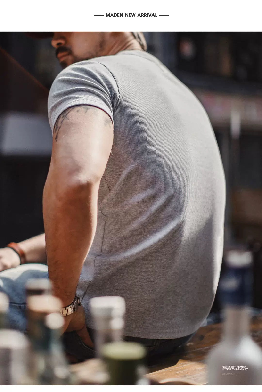 MADEN Slim Versatile Casual Tee