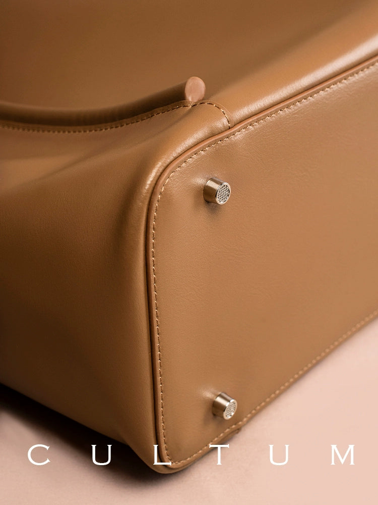 CULTUM Commuter Large Capacity Cowhide Tote Bag