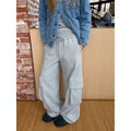 CCYE Terry Straight Loose Casual Wide-leg Pants
