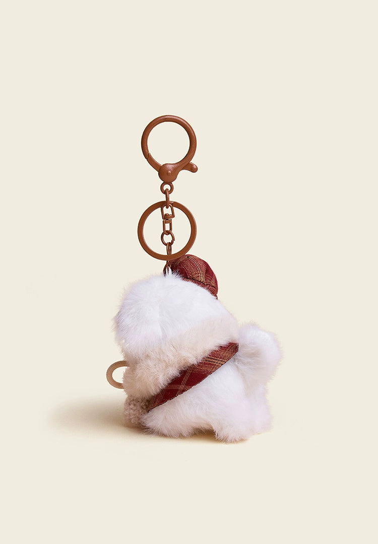 HAVEROSE Masked Dog Plush Doll Pendant