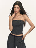 Anna Aneae Striped Casual Versatile Suit