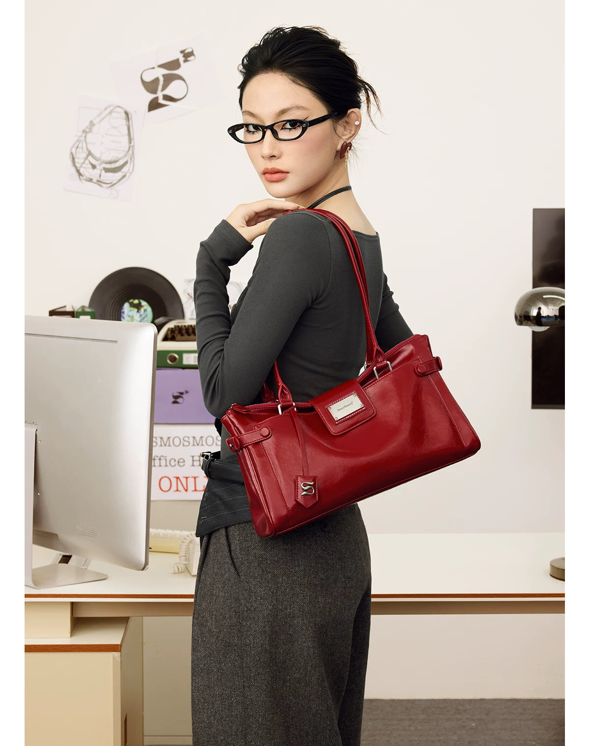SmoSmos Temperament Trendy Versatile Commuter Armpit Bag